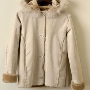 Damselle New York Teddy Bear Jacket Leather Fur
